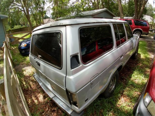 1985 Silver Toyota Land Cruiser SUV