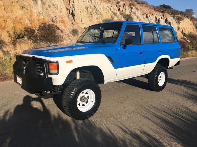 1985 Blue Toyota Land Cruiser SUV