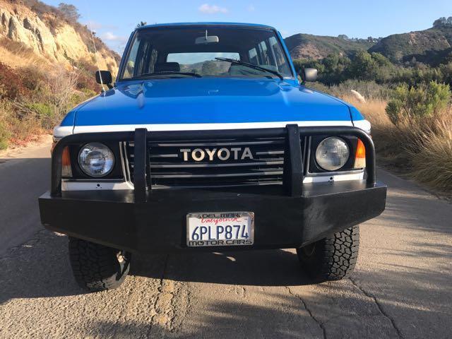 1985 Blue Toyota Land Cruiser SUV