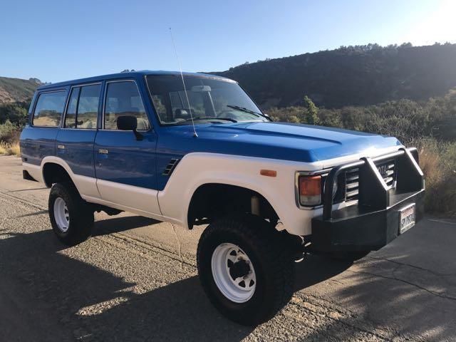 1985 Blue Toyota Land Cruiser SUV