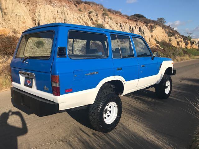 1985 Blue Toyota Land Cruiser SUV