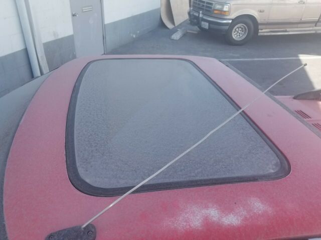 1985 Red Toyota MR2 Coupe