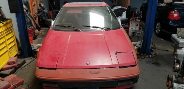 1985 Red Toyota MR2 Coupe