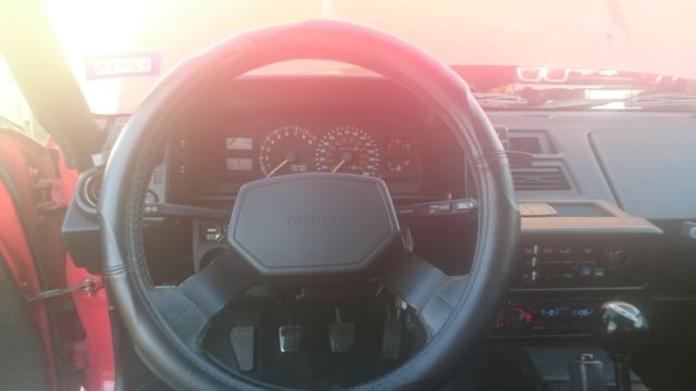 1985 Red Toyota MR2 Coupe