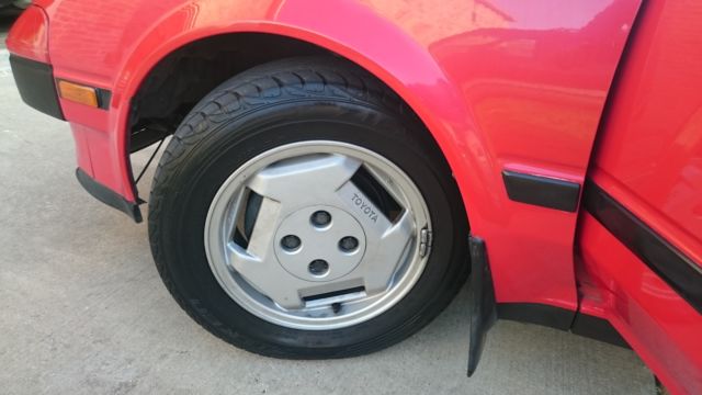 1985 Red Toyota MR2 Coupe