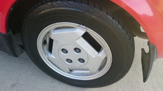 1985 Red Toyota MR2 Coupe