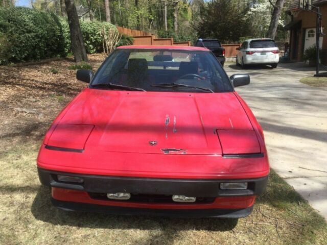 1985 Red Toyota MR2 Coupe