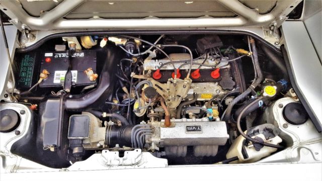 1985 Silver Toyota MR2 Coupe