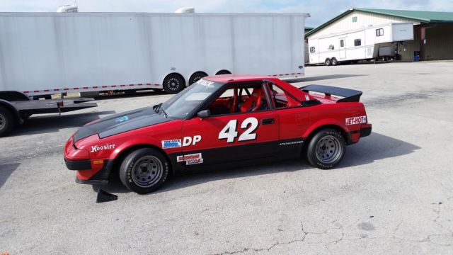 1985 Red Toyota MR2 Coupe