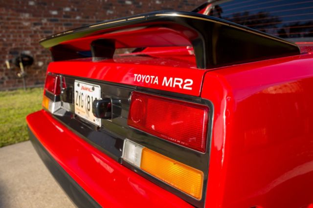 1985 Red Toyota MR2 Coupe