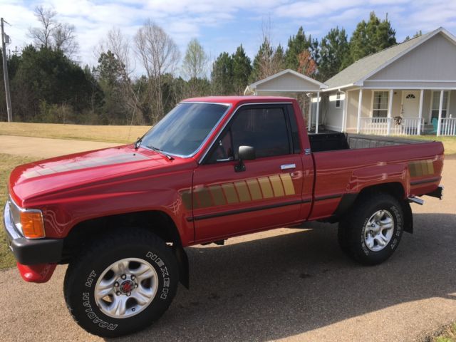 1985 Red Toyota Toyota Pickup