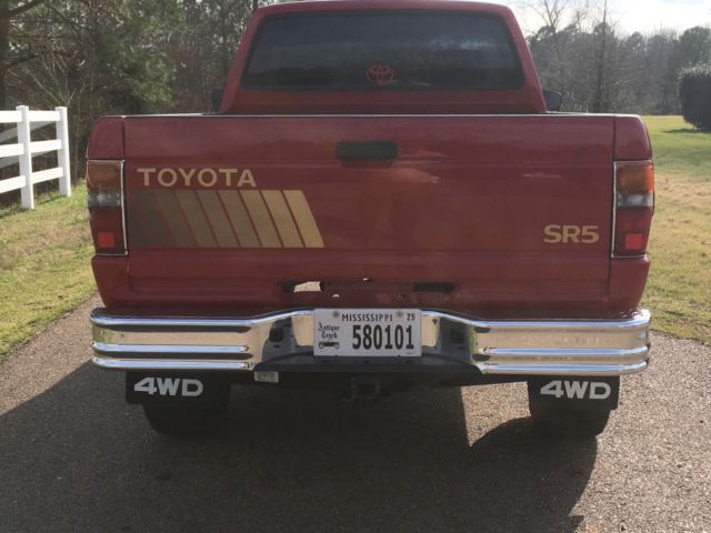 1985 Red Toyota Toyota Pickup