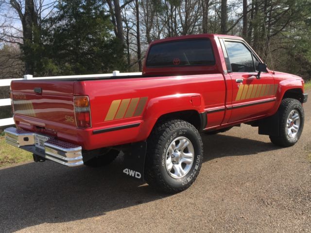 1985 Red Toyota Toyota Pickup