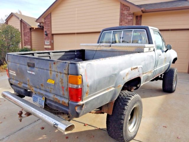 1985 Black Toyota Tacoma Standard Cab Pickup