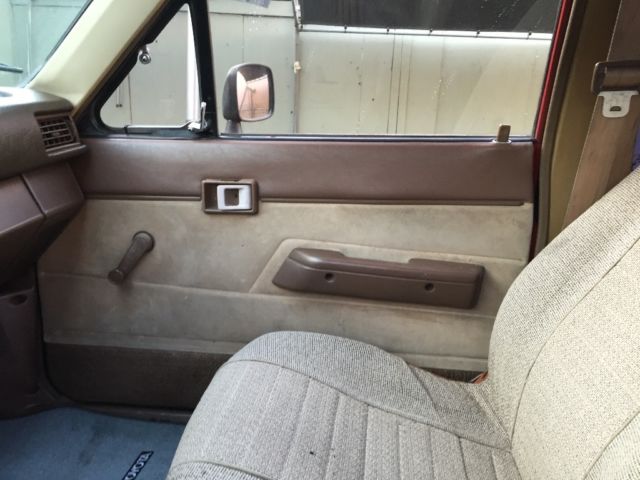 1985 Red Toyota Tacoma Extended Cab Pickup