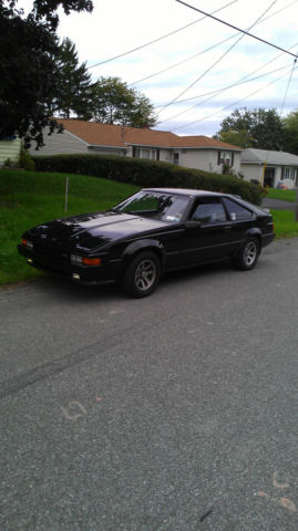 1985 Black Toyota Supra 2 Door Hatchback