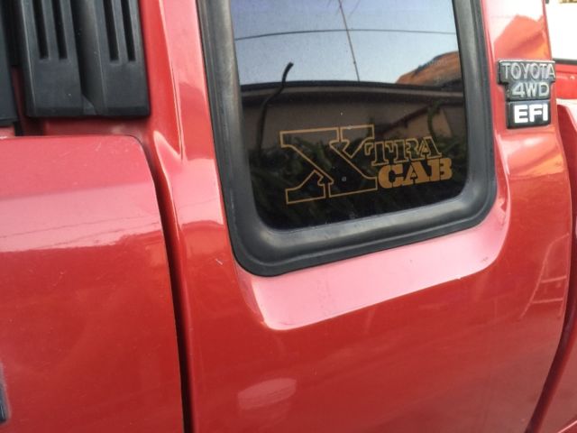 1985 Red Toyota Other Extended Cab Pickup