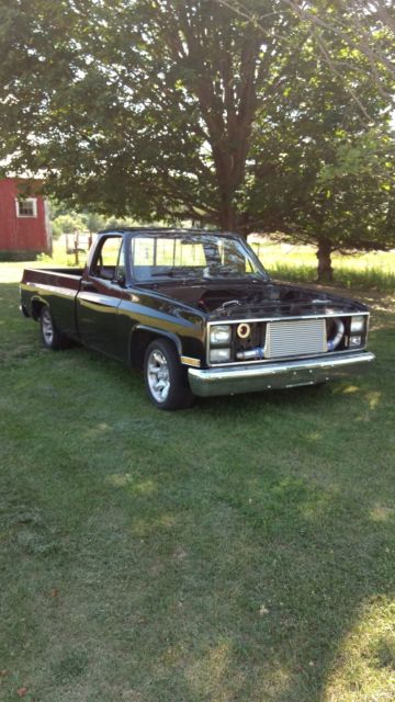 1985 Black Chevrolet C-10 Standard Cab Pickup
