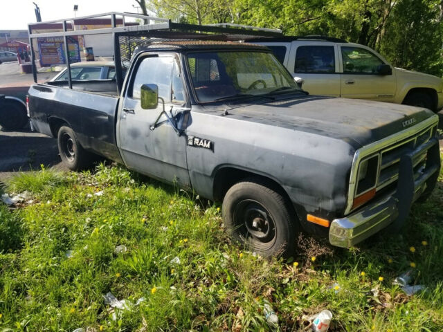1985 Black Dodge Ram 1500