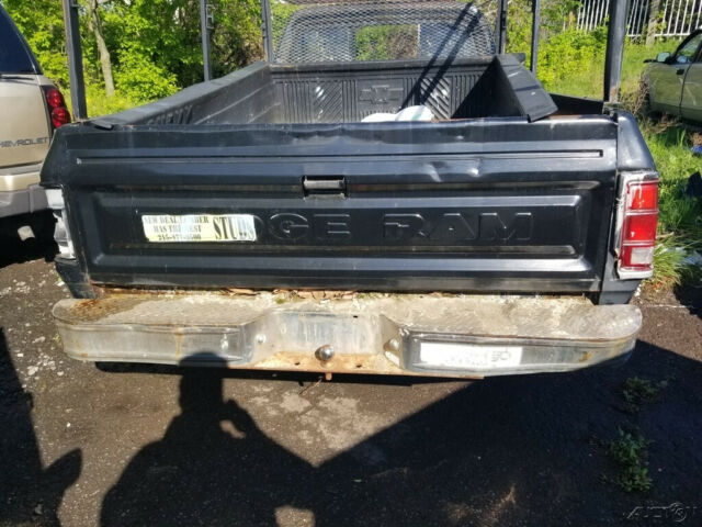 1985 Black Dodge Ram 1500