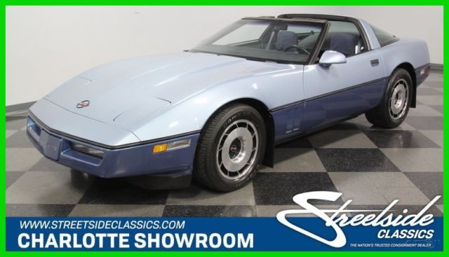 1985 Blue Chevrolet Corvette