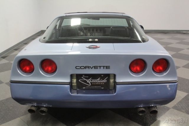 1985 Blue Chevrolet Corvette