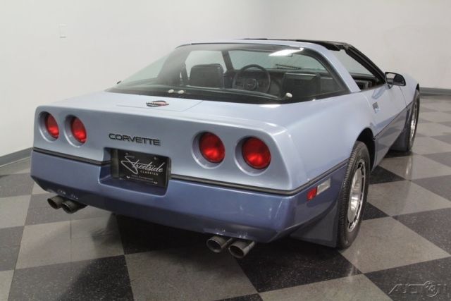 1985 Blue Chevrolet Corvette