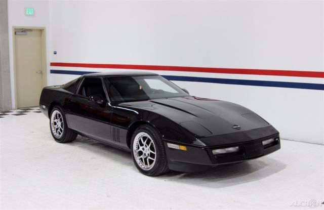 1985 Black Chevrolet Corvette Coupe