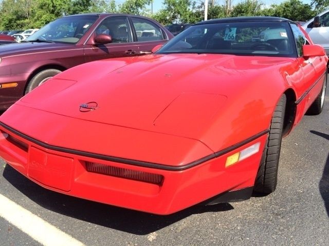 1985 Red Chevrolet Corvette Hatchback