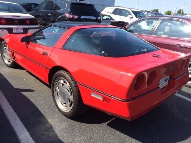 1985 Red Chevrolet Corvette Hatchback