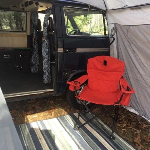 1985 Blue Volkswagen Bus/Vanagon Extended Passenger Van