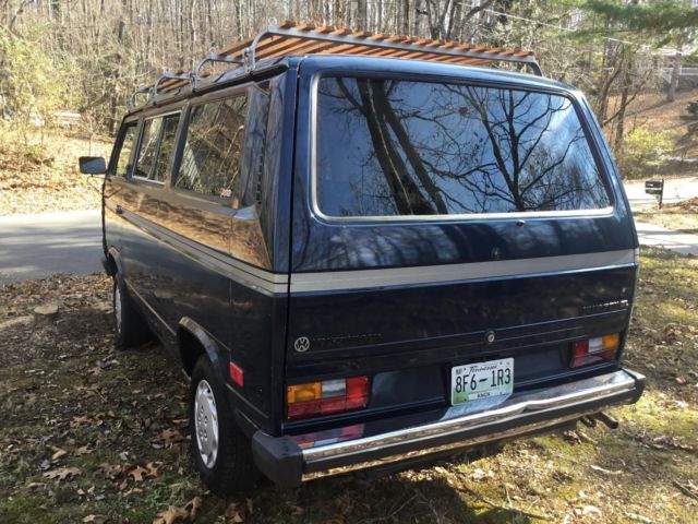 1985 Blue Volkswagen Bus/Vanagon Extended Passenger Van