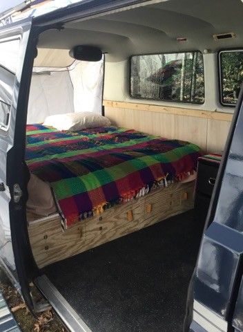 1985 Blue Volkswagen Bus/Vanagon Extended Passenger Van