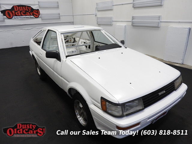 1985 White Toyota Corolla Coupe