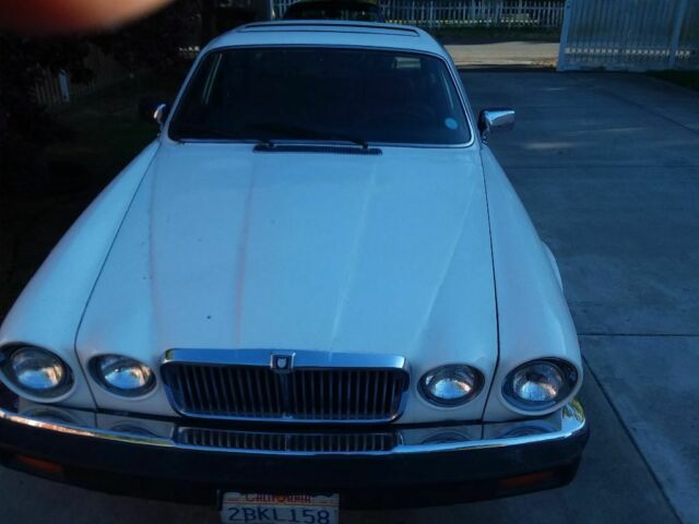1985 White Jaguar XJ6 Sedan