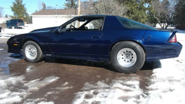 1985 Blue Chevrolet Camaro Coupe