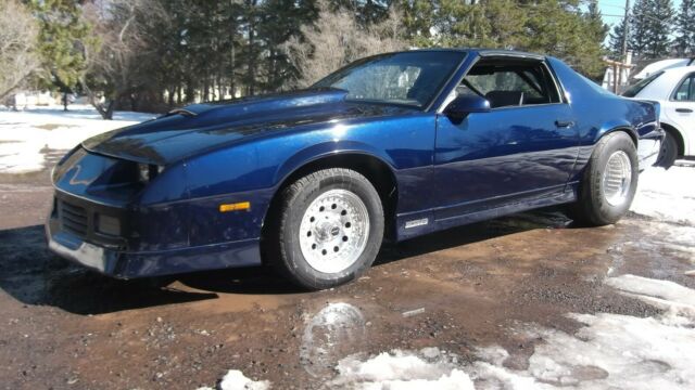 1985 Blue Chevrolet Camaro Coupe