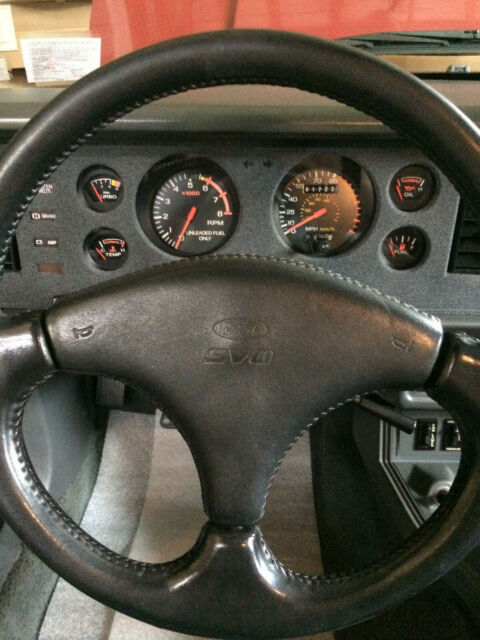 1985 Red Ford Mustang Coupe