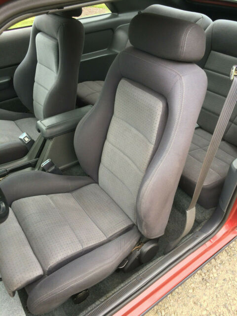 1985 Red Ford Mustang Coupe