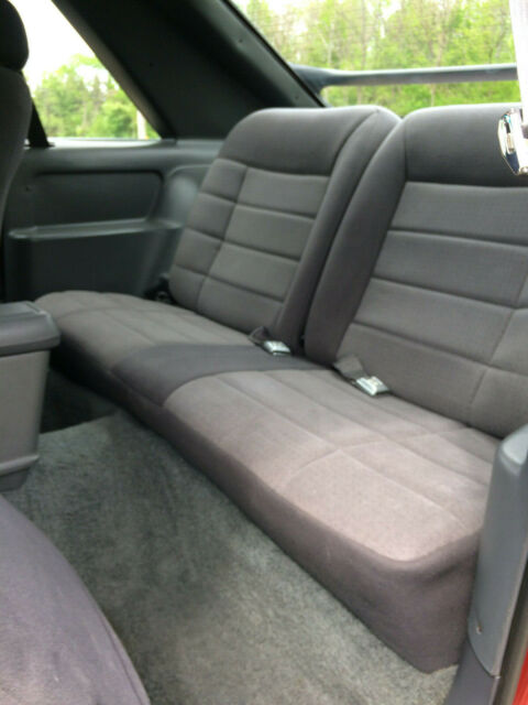 1985 Red Ford Mustang Coupe