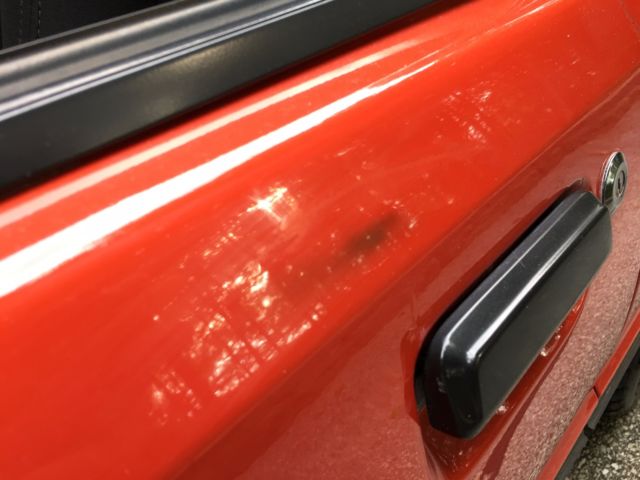 1985 Red Ford Mustang Hatchback