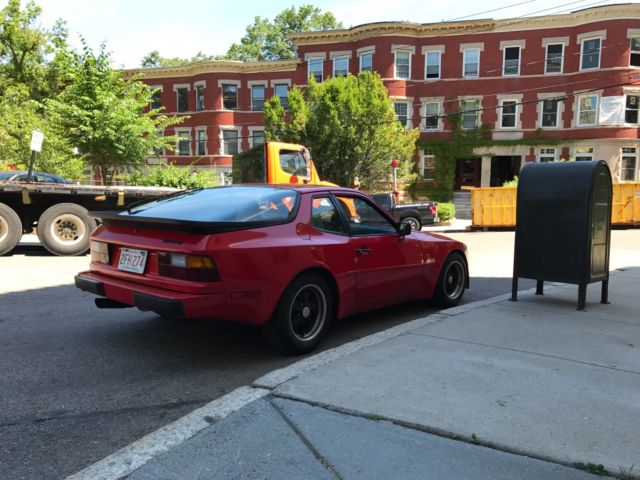 1985 Red Porsche 944 Coupe