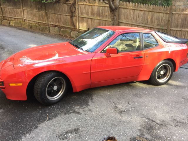 1985 Red Porsche 944 Coupe