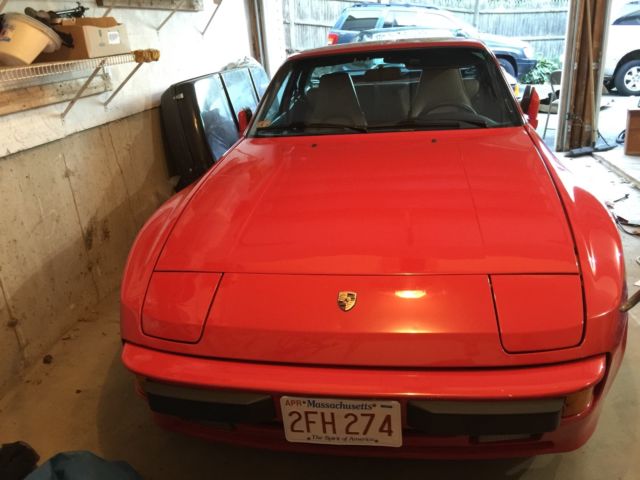 1985 Red Porsche 944 Coupe