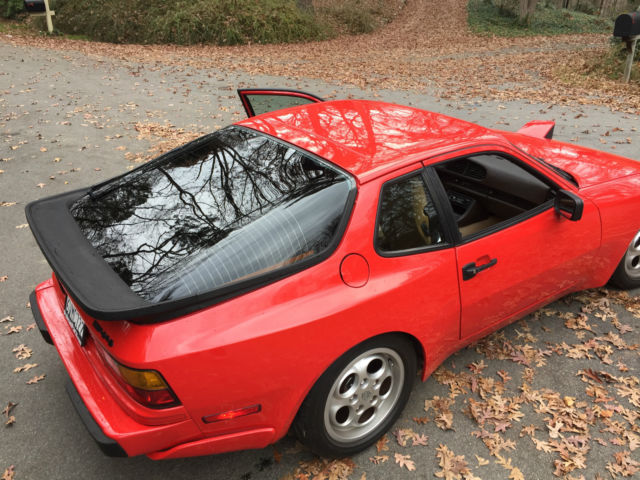 1985 Red Porsche 944 Coupe