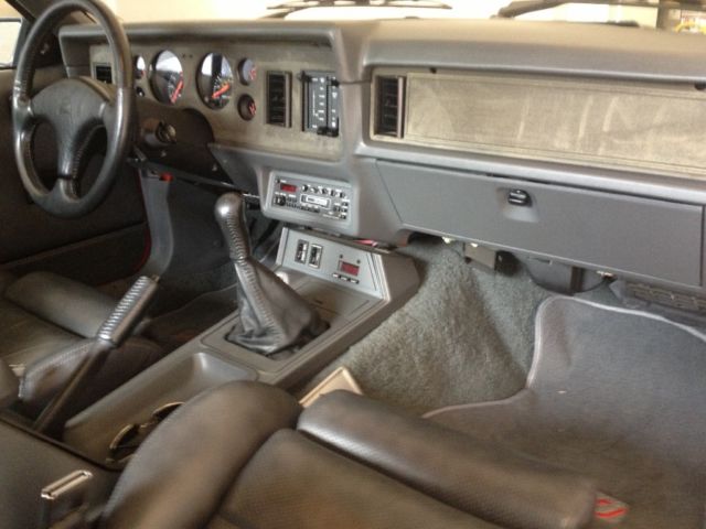 1985 Red Ford Mustang Hatchback