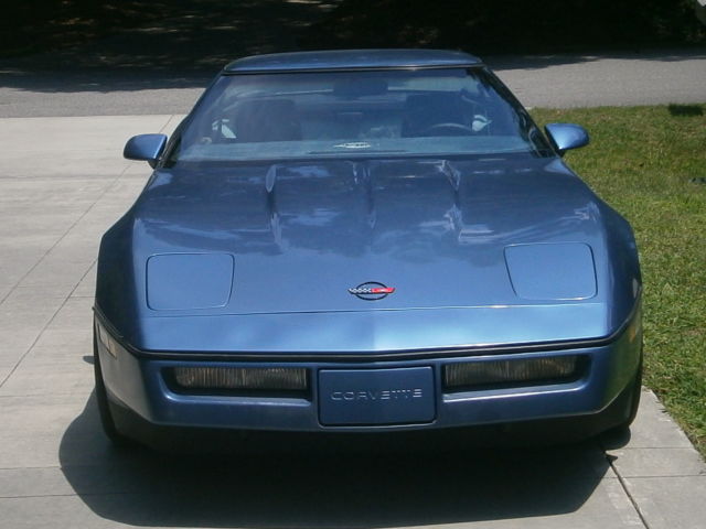 1985 Metalic Blue Chevrolet Corvette Coupe