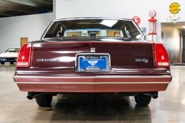 1986 Red Chevrolet Monte Carlo Coupe