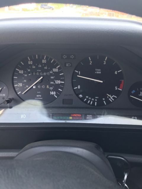 1986 Blue BMW 3-Series Sedan