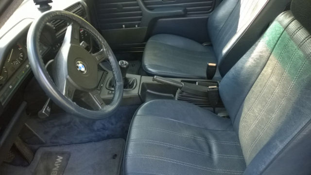 1986 Blue BMW 3-Series Coupe